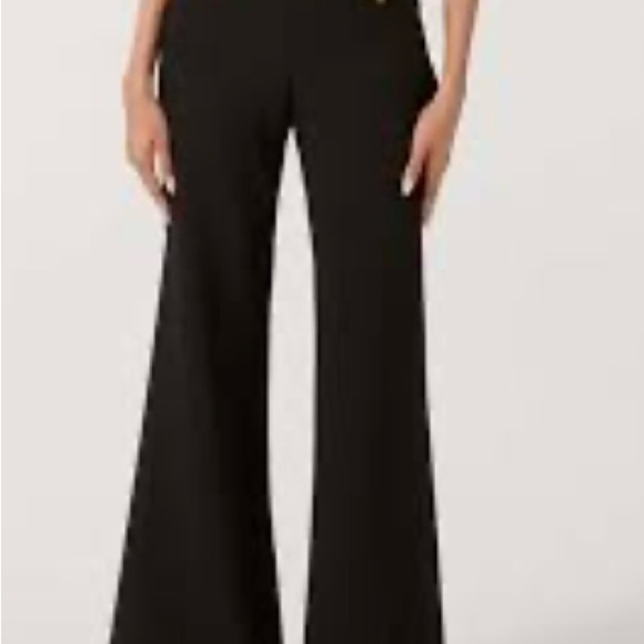 Maje NWT high waisted sailor pants. Tuxedo style Wool with lining. NWT 28 - Picture 3 of 5